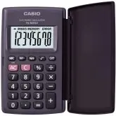 CALCULADORA CASIO HL-820LV-BK 8DIG PORTATIL C/ TAMPA PRETO