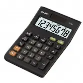 CALCULADORA CASIO MS-8B MINI DE MESA 8 DIGITOS PRETO