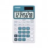 CALCULADORA CASIO SL-300NC 8 DIG PORTATIL BRANCO/AZUL