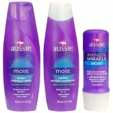 KIT SHAMPOO + CONDICIONADOR AUSSIE MOIST