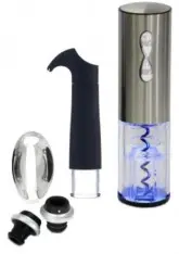 Abridor Elétrico Satéllite A-WP003 para Vinhos e Espumantes - Kit 5 em 1