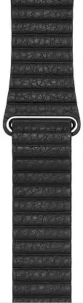 Apple Watch Pulseira Média para caixa de 42 mm - Couro Preto MJY52