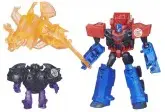 Boneco Hasbro Transformers Optimus Prime vs Mini-Con Decepticon Bludgeon - B4714