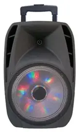 Caixa de Som Portátil Satellite AS-319 com 450W de Potência + 2 Mic 15