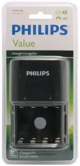 Carregador Pilha Philips SCB-1411NB/12 AA/AAA