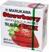 Chiclete Marukawa Bubble Gum Strawberry 4G
