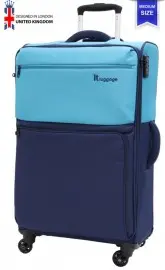 Mala de Viagem IT Luggage Doutone com cadeado TSA - Média/Azul-Turquesa