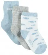 Meias para bebe Orchestra MN910H 102 - 17/18 (3 Pares)