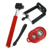 BASTAO SELFIE ORANGE OR-BTM07 VERMELHO C/CONTROLE