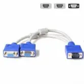 CABO ADAPTADOR VGA 2 FEMEAS 1 MACHO