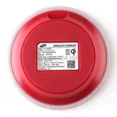 CARREGADOR WIRELESS PAD P/SAMSUNG S6 VERMELHO