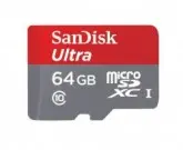 CARTAO DE MEMORIA MICRO SD 64GB SANDISK ULTRA 80M
