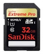 CARTAO DE MEMORIA SD 32GB SANDISK EXTREME PRO 95MB