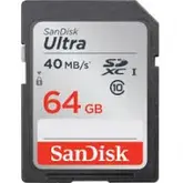 CARTAO DE MEMORIA SD 64GB SANDISK ULTRA 40MB/S C10