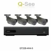 CFTV DVR QSEE QT228-4H4-5 C/KIT 8 CHANNE
