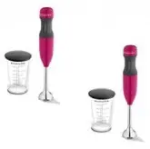 COZINHA KITCHENAID HAND MIXER 2 VELOCIDADES ROSA 110V