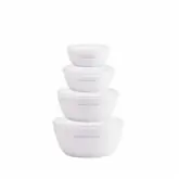 COZINHA KITCHENAID JOGO DE POTES COM 4 PCS BRANCO