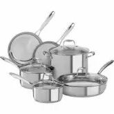 COZINHA KITCHENAID JOGO PANELAS 10 PCS INOX