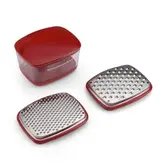 COZINHA KITCHENAID RALADOR PEQUENO COM COLETOR VERMELHO