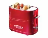 COZINHA NOSTALGIA TORRADEIRA HOT DOG 2 FATIAS VERMELHA