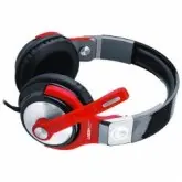 FONE COM MICROFONE MARVO H8327 HEADSET PRETO/VERMELHO