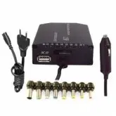 FONTE P/NOTEBOOK UNIVERSAL MICROFINS AC110-240V 100W
