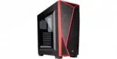 GABINETE GAMER CORSAIR CARBIDE SPEC04 PRETO/VERMELHO