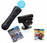 JOYSTICK PS3 SONY MOVE KIT COM 2JOGOS E CAMERA