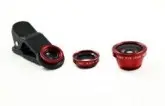 LENTE CLIP UNIVERSAL PARA CELULARES VERM
