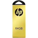 PENDRIVE 64GB HP V225W DOURADO