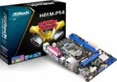 PLACA MAE S1155 ASROCK H61M-PS4 SOM/VGA/LAN/SATA/USB/D