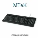 TECL. MTEK USB KP508UK PORTUGUES PRETO