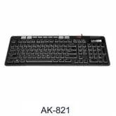 TECL. SATE. USB AK-821 MULT. PORTUGUES