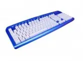 TECLADO VIEWTECH PS/2 2325 MULTIMEDIA PORTUGUES AZUL