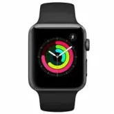 APPLE WATCH MQL12LL GPS S3 42MM GRAY/BLACK