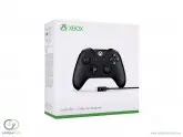 CONTROLE XBOX ONE PRETO COM CABO