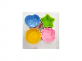 COZINHA LETGOSHOP FORMAS DE SILICONE CUPCAKE 24 PECAS