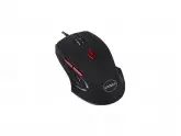 MOUSE GAMER SATELLITE A-59P - USB - 6 BOTOES - PRETO E VERMELHO