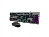TECLADO E MOUSE HP GAMER KM300F USB ESPANHOL GREY RGB