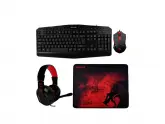 TECLADO GAMER KIT REDRAGON S101-BA-2 SP BLACK/RED