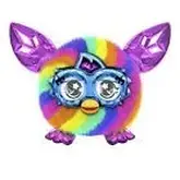 Boneco Furby Boom A9625 Arco Iris/ Cristal