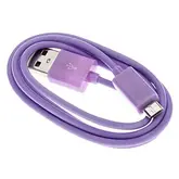 Cabo de Dados USB para Samsung - Lilás