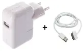 Carregador iPhone 4 (Tomada+USB)
