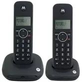 Telefone sem fio Motorola 500ID-2 com bina 2 bases Preto