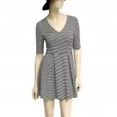 Vestido Curto Guess Listrado