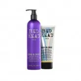 Bed Head Dumb Blonde Shampoo 400ml e Reconstrutor 200ml