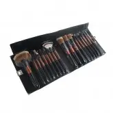 Kit de Pincéis 18 peças com Necessaire Preto