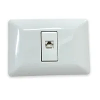 Inter. Tomada Internet Rj45 Branco em Excell Informática