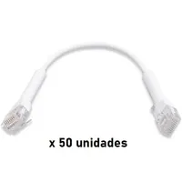 Ui. Uc-Patch-Rj45-50Pack Unifi Cabo Patch 10Cm Branco em Excell Informática