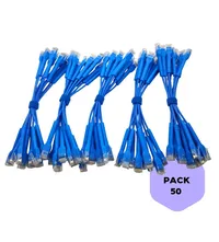 Ui. Uc-Patch-Rj45-Bl-50Pack Unifi Cabo Patch 10Cm Azul em Excell Informática